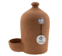 CERÁMICA RAMBLEÑA | Bebedero para Perro, Gatos y Gallinas de Barro Rojo de La Rambla (Córdoba) | 100% Hecho a Mano | 2 Litros | ECO