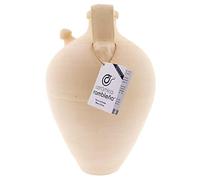 CERÁMICA RAMBLEÑA | Cántaro de Barro Tradicional | Cántaro de Barro rambleño asa Simple La Rambla (Córdoba) | 100% Hecho a Mano | 7 litros | Eco | 26x26x36 cm