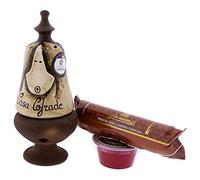 CERÁMICA RAMBLEÑA | Incensario Ceramica | Ambientador para casa | Incensario Barro | Incensario Semana Santa | Incensario Campana Casa Cofrade | 8.5x8.5x19 cm | Accesorios INCLUIDOS