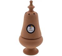 CERÁMICA RAMBLEÑA | Incensario de barro rojo | Incensarios religiosos | Incensarios de barro | Incensarios originales | Incensario semana santa | Incensario Campana | 100% Hecho a mano | 8.5x8.5x19 cm