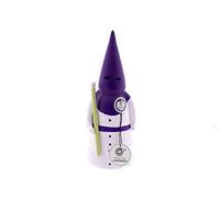 CERÁMICA RAMBLEÑA | Incensario nazareno con Vela Blanco-Morado | Incensarios religiosos | Incensarios de Barro | Incensarios Originales | Incensario Semana Santa | 9x9x26 cm