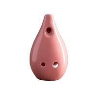 Cerámica Sintonizada En C Xun Para Principiantes, Entrada De Autoestudio, 10 Agujeros, Juego Profesional, Instrumento Musical Étnico Xun Antiguo De Diez Agujeros (Color : Pink)