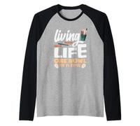 Cerámica Viviendo La Vida Un Cuenco A La Vez Camiseta Manga Raglan