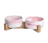 CeramicEnsaladera de frutas con soporte para postres CeramicCat feeder CeramicDog Catbowl con soporte para gatos