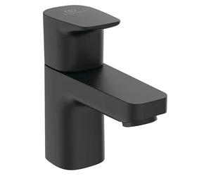 Ceraplan Grifo monomando de agua fría (Negro, Mate)
