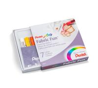 Ceras Fabric Fun para uso textil. Caja de 7 colores surtidos