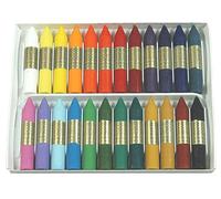 Ceras Manley 24 Unidades - Caja de Cera Profesional y Ceras para Niños - Ceras de Colores para Material Escolar - Blandas, Fabricación Artesanal