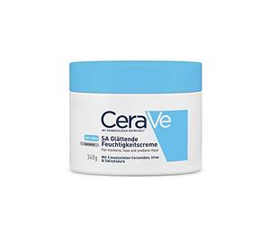 CeraVe Crema hidratante corporal alisante SA Urea para piel seca, áspera e irregular, con urea, ácido salicílico, hialurónico y 3 ceramidas esenciales, 2 unidades de 340 g
