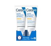 CeraVe, Loción Hidratante de Rostro SPF 50 2x 52ml, Para Piel Normal a , Hidratación y Protección Contra los Rayos UVB/UVA, Enriquecida con Ceramidas