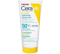 CeraVe Loción Protectora Invisible Hidratante SPF 50+, con 3 ceramidas esenciales, apta para cuerpo, rostro y todo tipo de pieles 177 ml