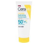 CeraVe Loción Protectora Invisible Hidratante SPF 50+ con 3 ceramidas esenciales para cuerpo, rostro y todo tipo de pieles 75 ml