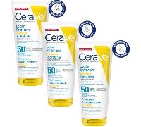 CeraVe Loción Protectora Invisible Hidratante SPF50+ 3x117 ml
