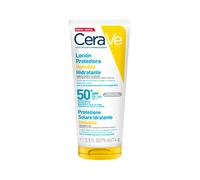 CeraVe Loción Protectora Invisible Hidratante SPF 50+ con 3 ceramidas esenciales para cuerpo, rostro y todo tipo de pieles 75 ml