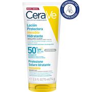 CeraVe Loción Protectora Invisible Hidratante SPF 50+ con 3 ceramidas esenciales para cuerpo, rostro y todo tipo de pieles 75 ml