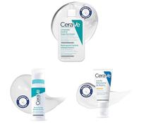 CeraVe Rutina post-acné - Limpia, suaviza e hidrata la piel con el Limpiador Control Imperfecciones, el Sérum Retinol Anti-marcas y la Loción Hidratante de Rostro con FPS 50.