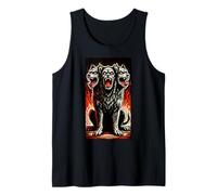 Cerberus Guardián de Tres Cabezas Bestia mítica Inframundo Camiseta sin Mangas