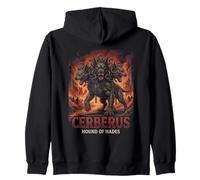 Cerberus - Perro de Tres Cabezas del inframundo del Hades Sudadera con Capucha