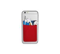 Cerbery - Soporte para tarjeta de teléfono inteligente - Estuche Celular Auricular - Compatible con Apple iPhone Samsung Galaxy (Rojo)
