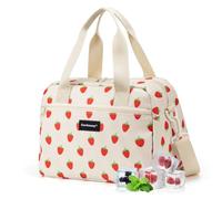 Cerbonny Bolsa de almuerzo para mujer, bolsa de almuerzo congelable con bolsa de hielo integrada