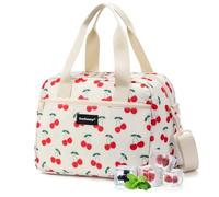 Cerbonny Bolsa de almuerzo para mujer, bolsa de almuerzo congelable con bolsa de hielo integrada