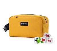 Cerbonny bolsa térmica congelable para trabajo, escuela, viajes, lonchera a prueba de fugas, para niños y adultos, congelable para yogur (amarillo-s)