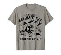 Cerca de marmotas lejos de tejón Cita Bosque Montaña Camiseta