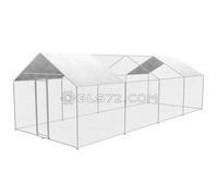 CERCADO CUBIERTO PARA ANIMALES 3X8X2,5 MT ZIPPER ZI-CR382