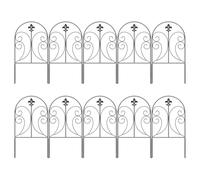 Cercado de barrera animal,Cercado De Metal Borde | Cercado Metal Barrera Del Paisaje | Para Céspedes Rutas de Senderos Patios Terrazas Balcones Jardinería