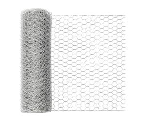 Cercado De Malla Gallinera | Barrera Metálica Galvanizada En Rollo - Cercado para Gallinero Decorativo y Manualidades | para Jardín Corral Mascotas Cama de Flores Compostera Exterior