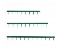 Cercado industrial a escala 1:87 para integración de paisaje de ferrocarriles modelo HO y estructuración de paisajes en miniatura (3 juegos de verde)