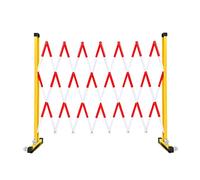 Cercas de seguridad extensibles portátiles, Folding Mobile Traffic Barrier Multicolor Multiple Sizes(Rosso,1.2 Meter x 7m/3.9ft x 23ft)