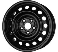 Cerchi En Acero Negros 16" 5 Agujeros 114,3 PCD Offset 45 mm 4 Piezas
