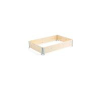 Cerco de madera para palets en euroformato ratioform, plegable en diagonal, con 4 bisagras