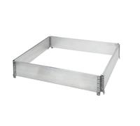 Cerco de aluminio, UE 2 unidades, para palets de 1200 x 1000 mm, con 4 bisagras, a partir de 1 UE