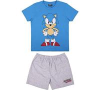 Cerdá 203607 Pijama Corto Single Jersey Sonic, Multicolor, 2 x 20 x 25 cm
