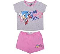 Cerda 203610 Pijama Corto Single Jersey Sonic