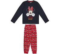 Cerda 220254 Pijama Largo Minnie Rojo