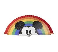 Cerdá - Abanico de Madera Pintado Colección Disney Pride - Licencia Oficial Disney
