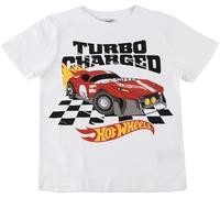 Cerda Camiseta Infantil | Camiseta de Algodón Manga Corta para Niño con Estampado Oficial | Ligera y Transpirable, Hot Wheels, 10-11 años