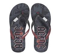 Cerdá - Chanclas de Verano Hombre de ACDC con Licencia Oficial ACDC