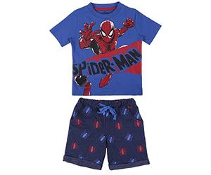 Cerdá Conjunto Dos Piezas para Niños de Spiderman-Licencia Oficial Marvel, Color Azul 2200006978-6A-BL