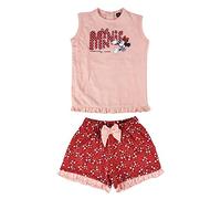 Cerdá Conjunto Ropa Bebe Niña Disney Minnie Mouse-Camiseta + Pantalon de Algodón-Color Rojo, 2 años para Niñas
