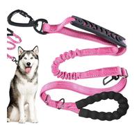 Cerda de Entrenamiento para Perros, Cuerda de Plomo para Perros | No Hay Cuerda para Caminar,Mango, Tractor Ajustable para Perros de Raza Grande, Cinta de Mascotas Que absorben los amortiguadores par