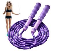 Cerda De Omisión Suave Ajustable - Omitir Cuerda Para Niños | Cadena Ajustable De 8 Pies Con Manijas Ergonómicas Para El Entrenamiento | Ejercicio De La Escuela De Gimnasia PE Home Faitional Concurso