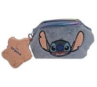 Cerdà Disney Lilo & Stitch Neceser de Aseo 18 x 13 x 9 cm - Poliéster - Diseño de Stitch - Gris