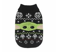 Cerdá - ForFanPets | Jersey para Perro de Mandalorian con Diseño Navideño Tejido - Licencia Oficial Star Wars