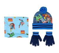 CERDÁ LIFE'S LITTLE MOMENTS / Conjunto Gorro, Guantes y Braga Avengers Cómodo y Práctico Ideal para el día a día