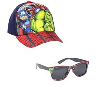 CERDÁ LIFE'S LITTLE MOMENTS Set Gorra y Gafas de Sol de Avengers, Multicolor, Estándar Unisex niños