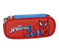 CERDÁ LIFE'S LITTLE MOMENTS – Estuche portatodo ovalado Spiderman rojo – Cierre cremallera