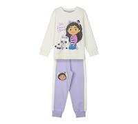 CERDÁ LIFE'S LITTLE MOMENTS Chándal Infantil Gabby’s Dollhouse de Algodón Tacto Extrasuave Sudadera, Beige, 3 años Unisex niños